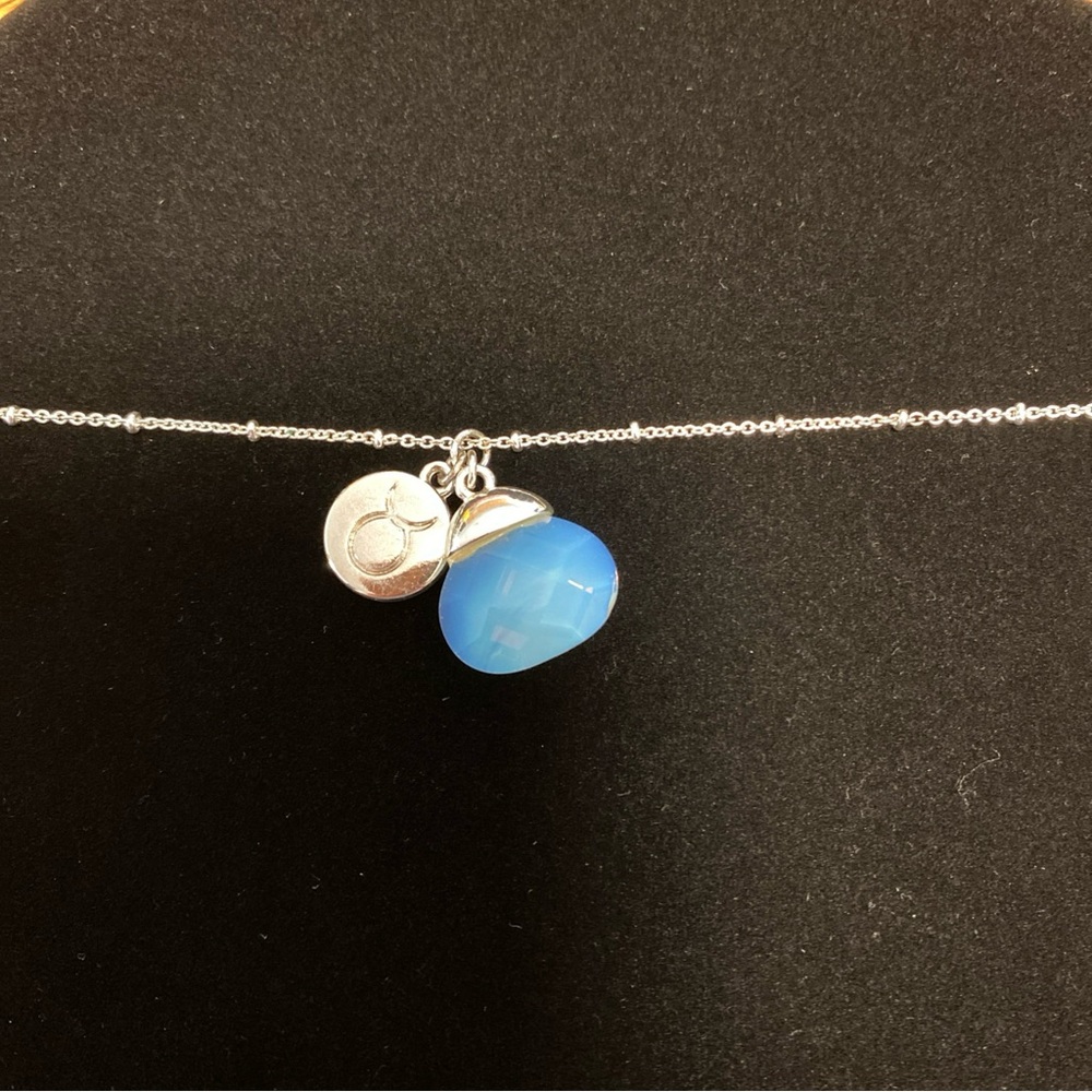 Adjustable silver bracelet or anklet- -zodiac celestial- Taurus